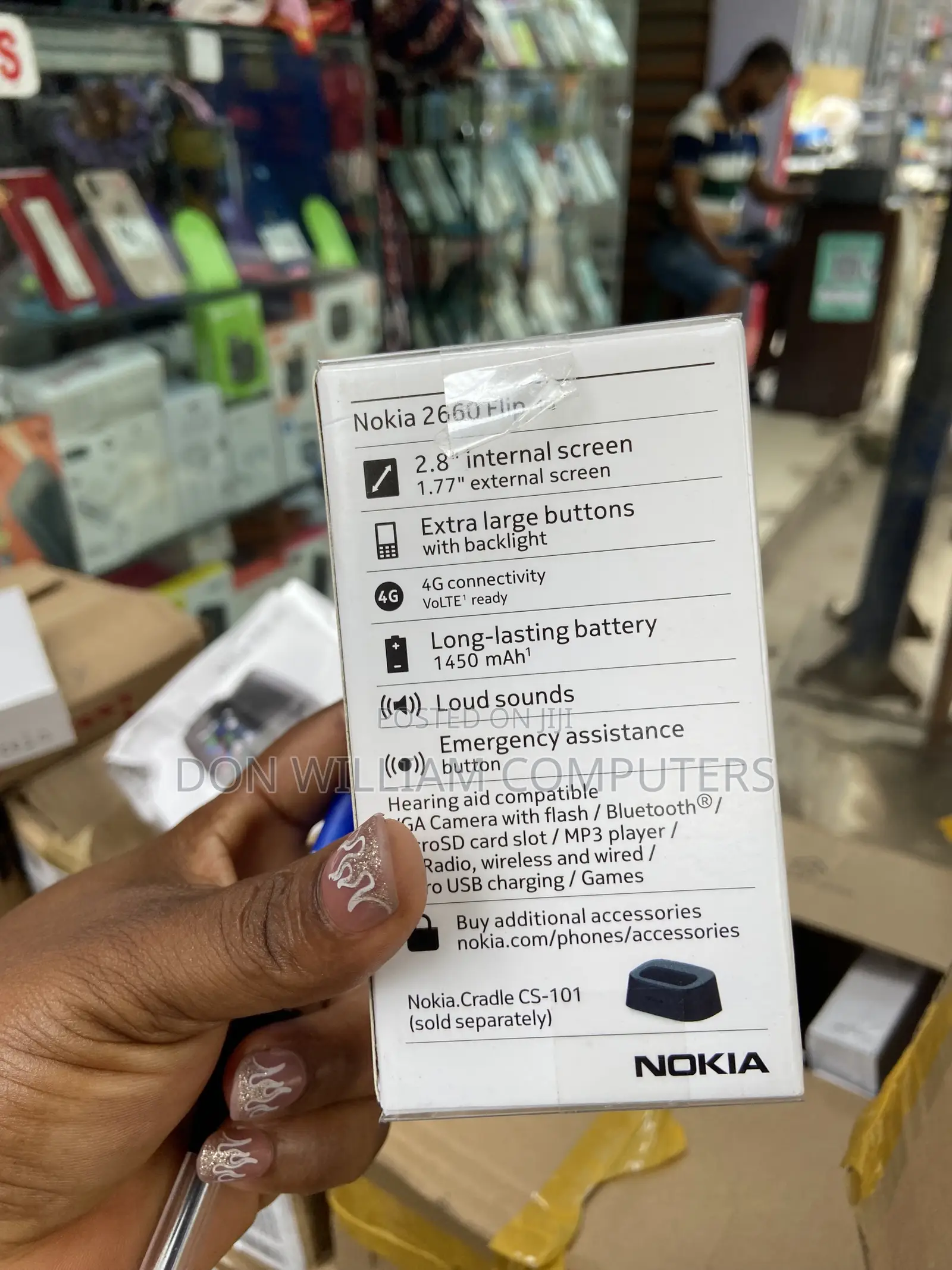 New Nokia 2660 Flip Black