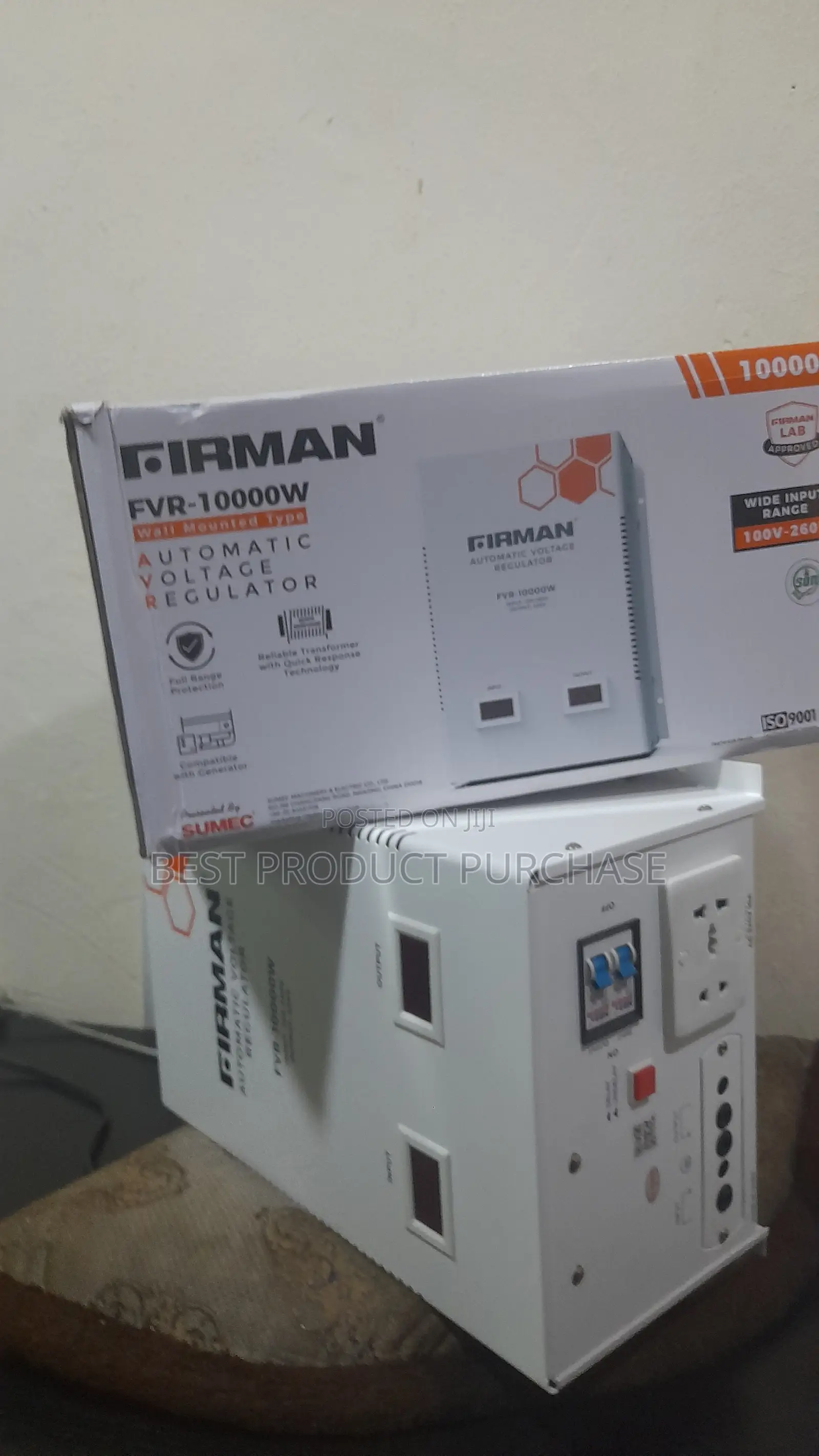 Smart Wall-Mount Setup for Your 10,000W Firman Stabilizer