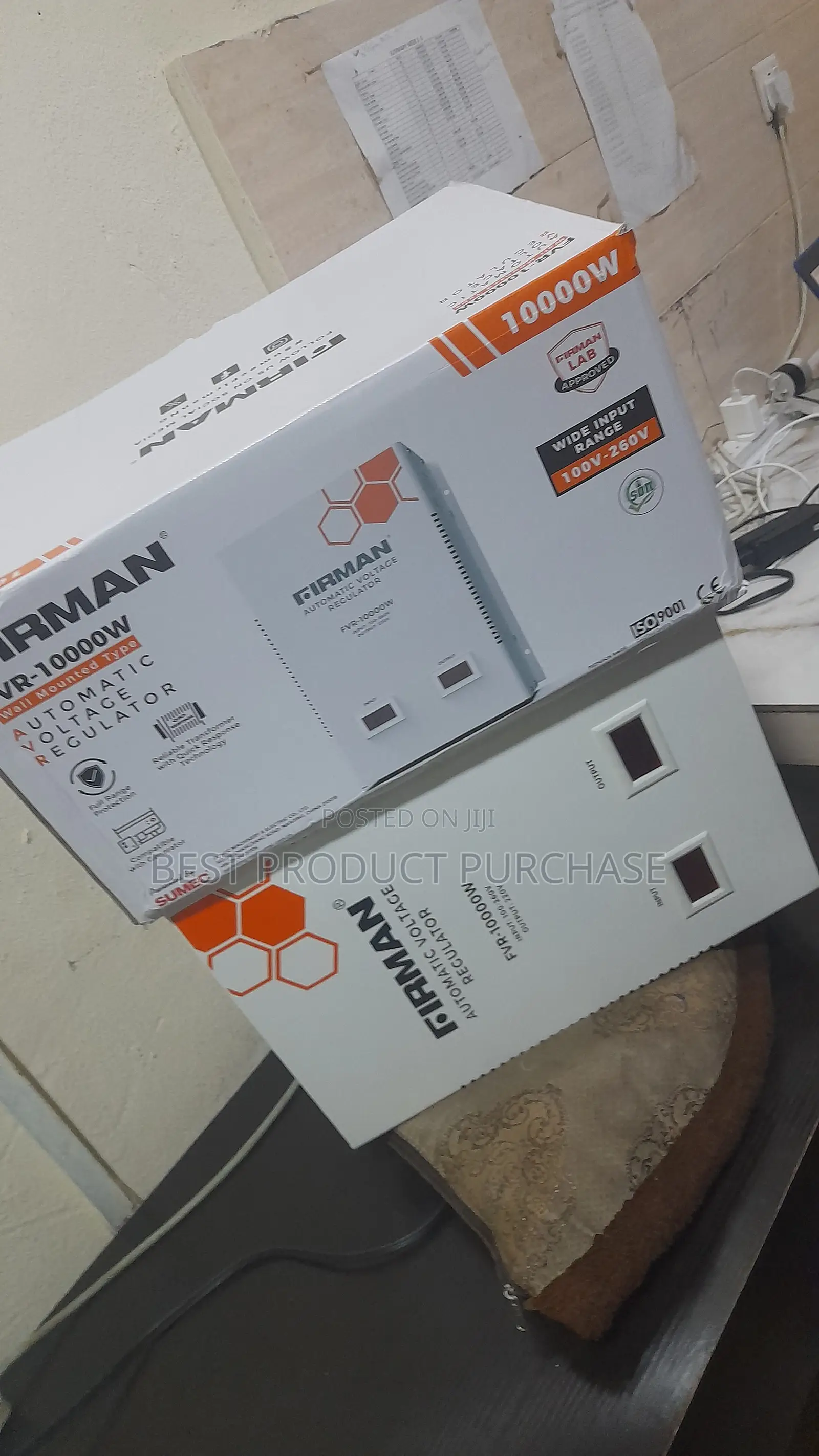 Smart Wall-Mount Setup for Your 10,000W Firman Stabilizer