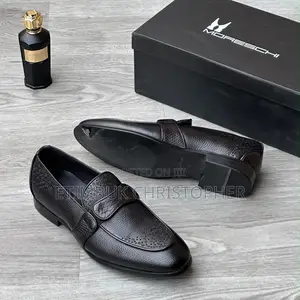 Brand New Luxury Men’s Moreschi Designer Black Loafers With Box