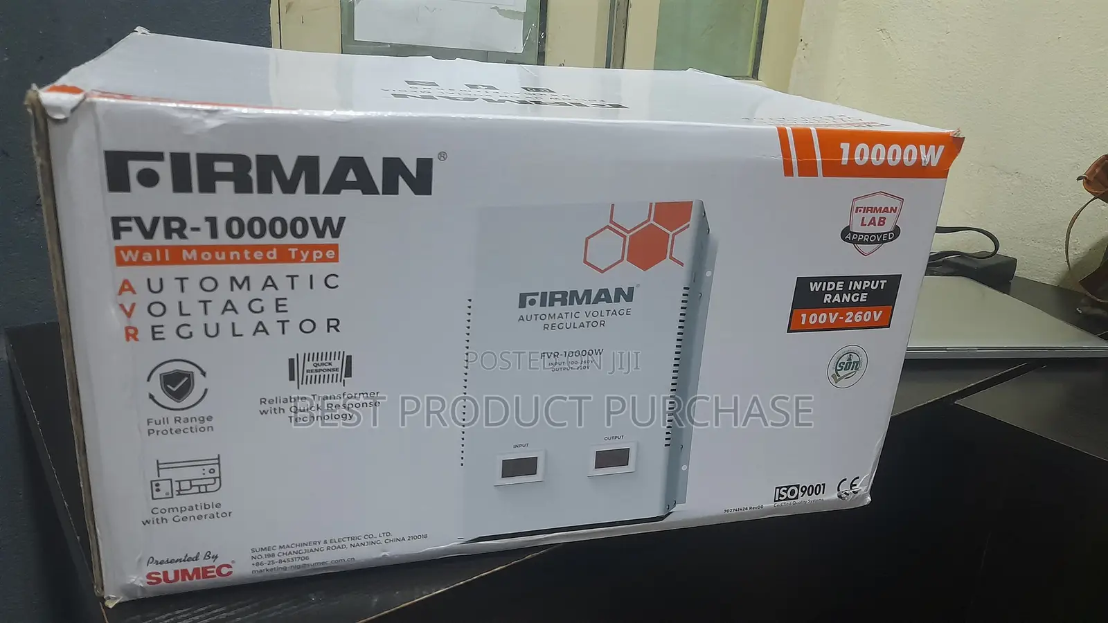 Compact Wall-Mounted 10KVA Regulator by Firman