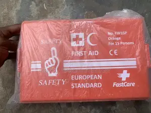 First Aid Box - SAFETY FIRST AID - No. FW15P - Orange