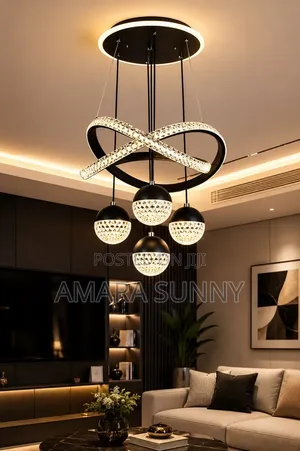 Modern LED Chandeliers & Content Creation Equipment