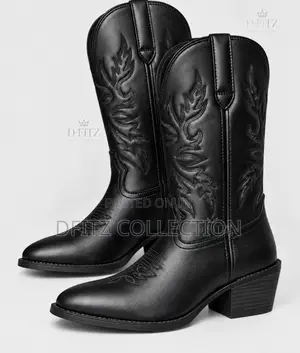 Elegant Vintage High Top Men Cowboy Boot