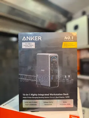 Anker Prime Docking Station, 14-in-1 Laptop Docking Station Dual Monit