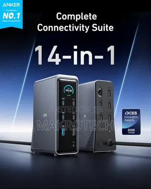 Anker Prime Docking Station, 14-in-1 Laptop Docking Station Dual Monit
