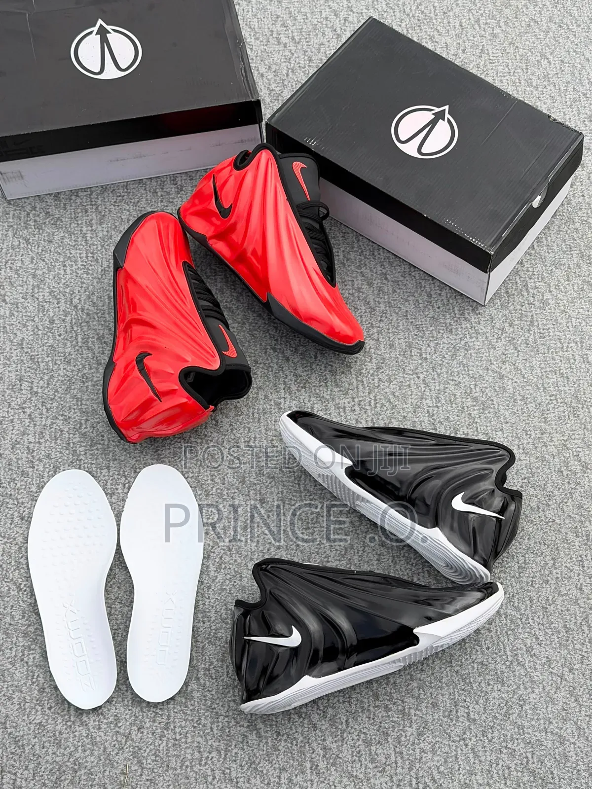 NIKE GT FUTURE “Black and Red ” SNEAKERS