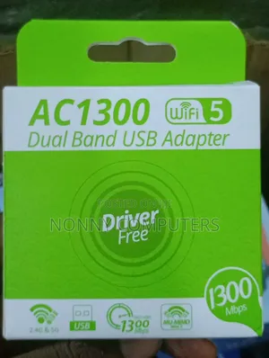 AC1300 Dual Band USB Wi-Fi Adapter 1300Mbps Wireless Network Card