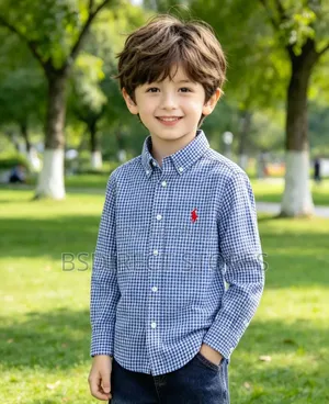 Ralph Lauren Boys/ Girls Blue White Check Gillingham Shirt