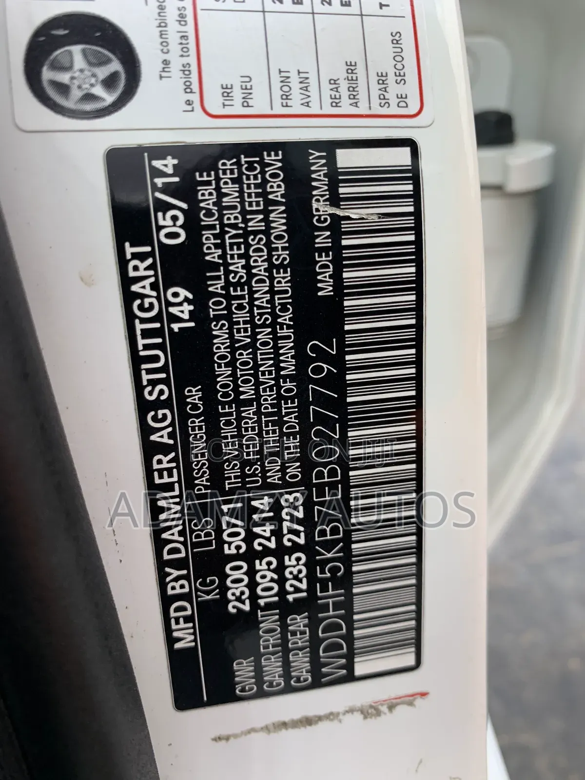 Mercedes-Benz E350 2014 White