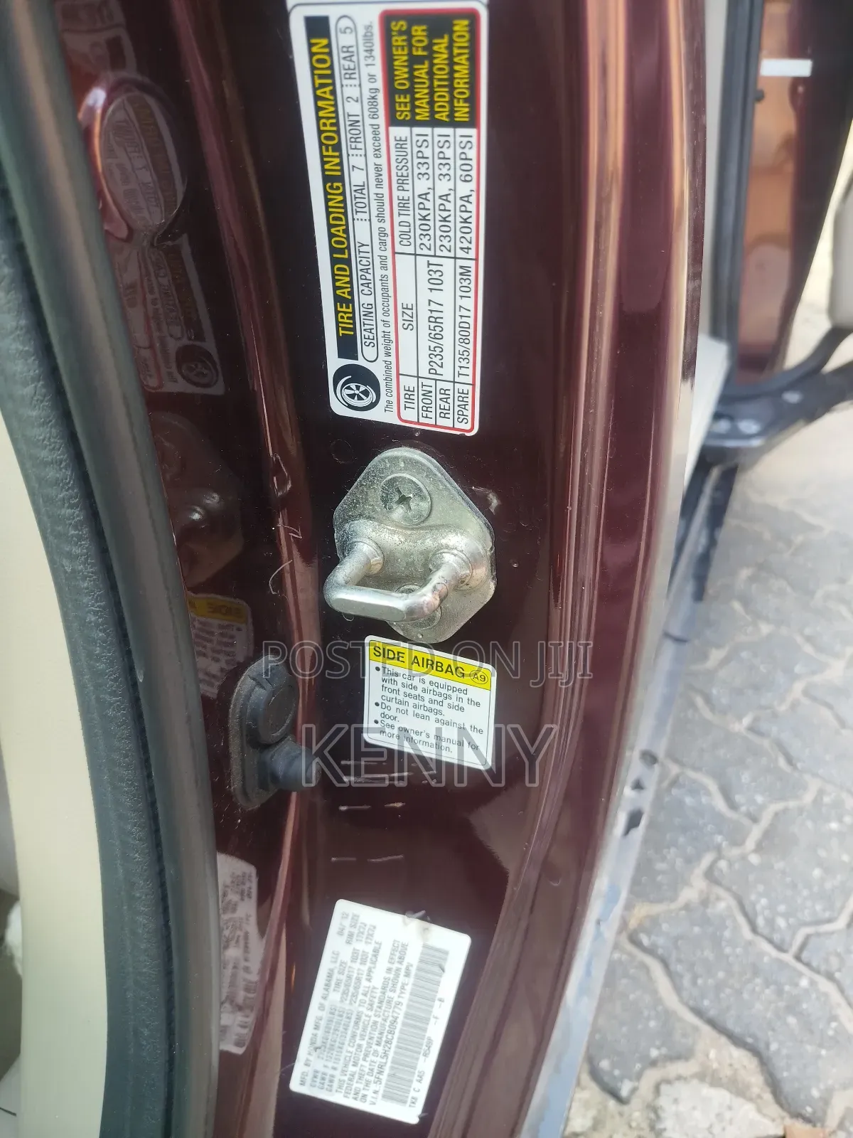 Honda Odyssey EX 2012 Red
