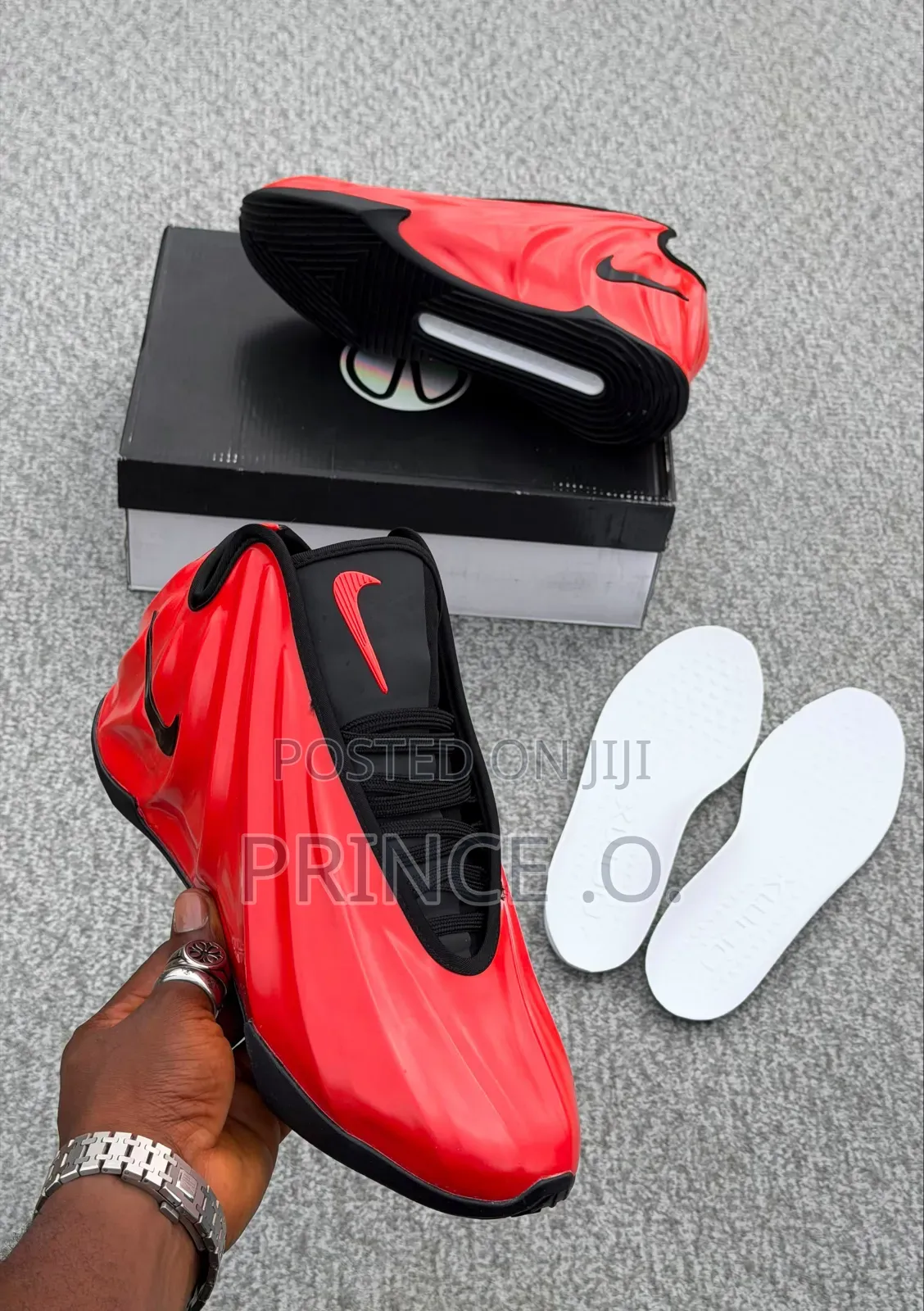 NIKE GT FUTURE “Black and Red ” SNEAKERS