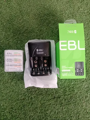 EBL Quick Smart Battery Charger (4+2 Bay) With 4pcs AA 2800mAh Battery