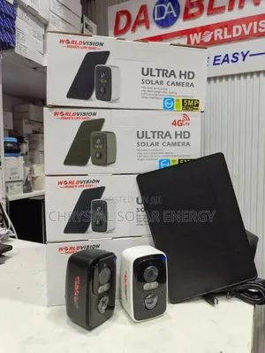 World Vision 5mp/4g Ultra HD Solar-Powered Battery Security Camera