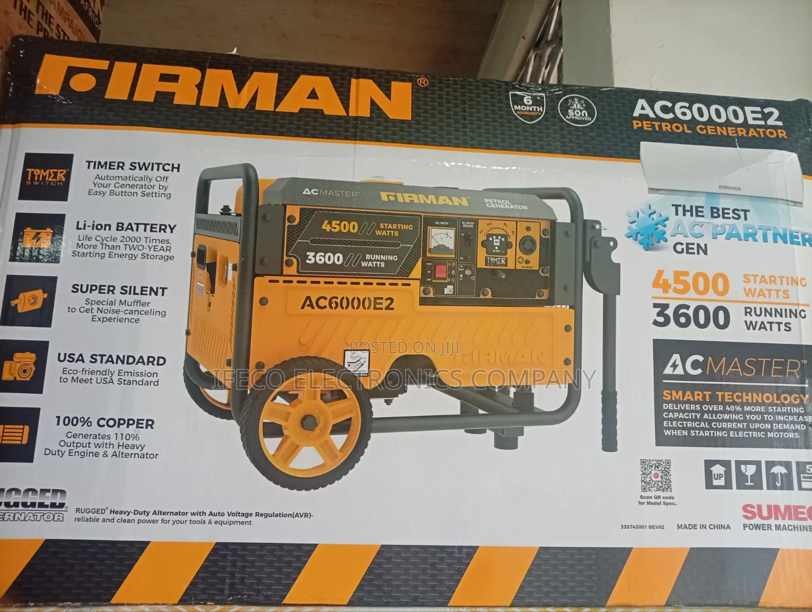 Firman Generator AC6000e2