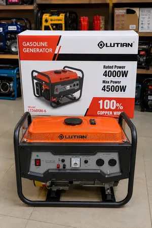 Lutian 4.5kva Petrol Generator – 4000w Rated Power