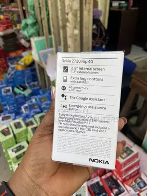 New Nokia 2720 Flip 512 GB Black