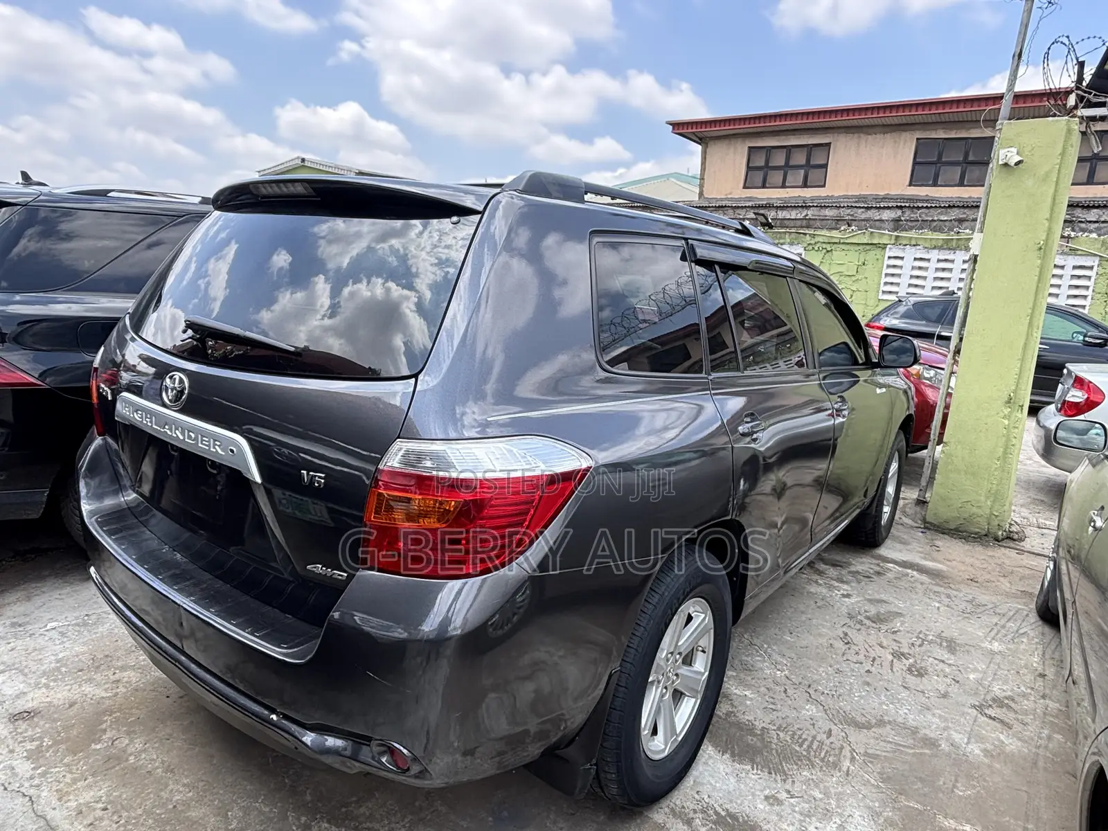 Toyota Highlander V6 2009 Gray