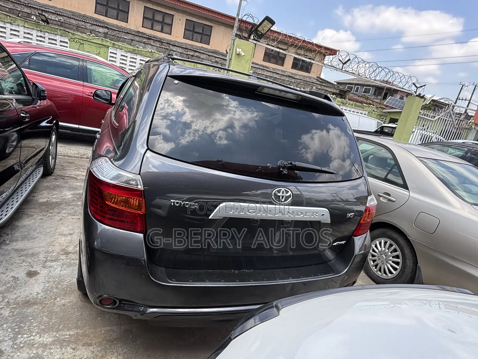 Toyota Highlander V6 2009 Gray