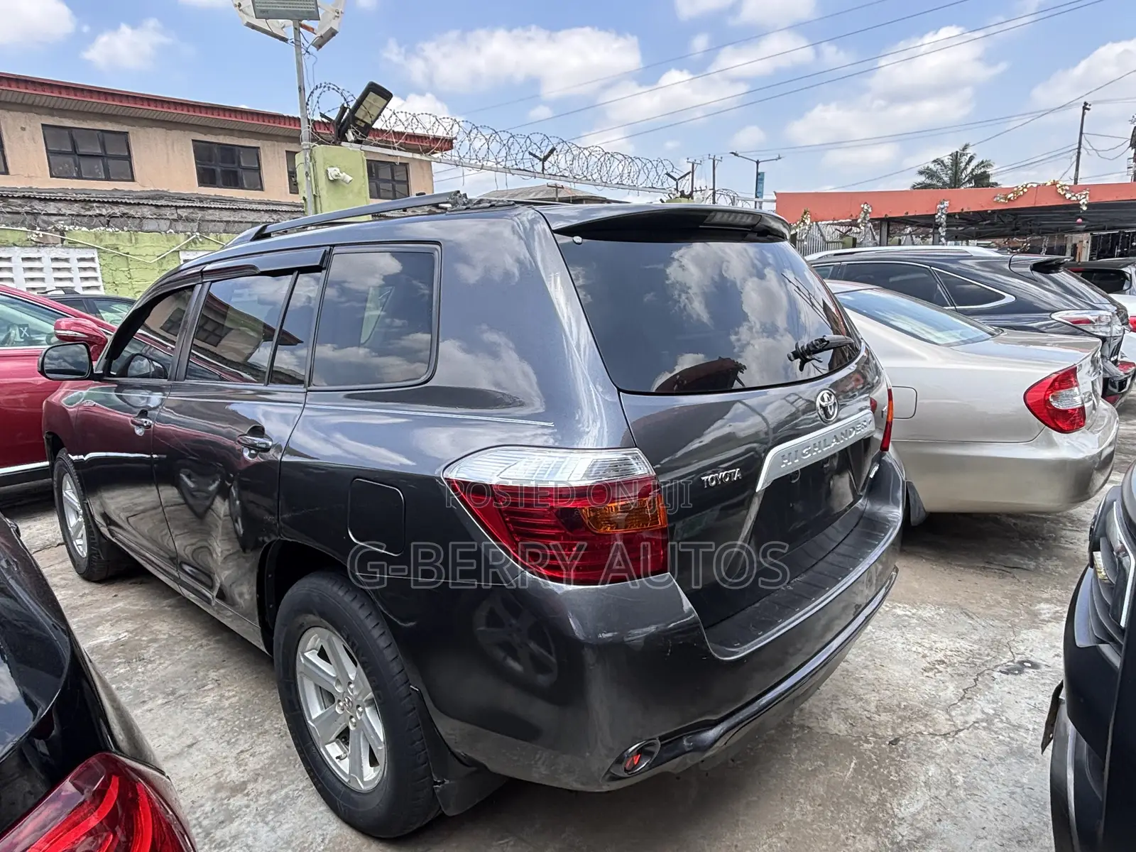 Toyota Highlander V6 2009 Gray