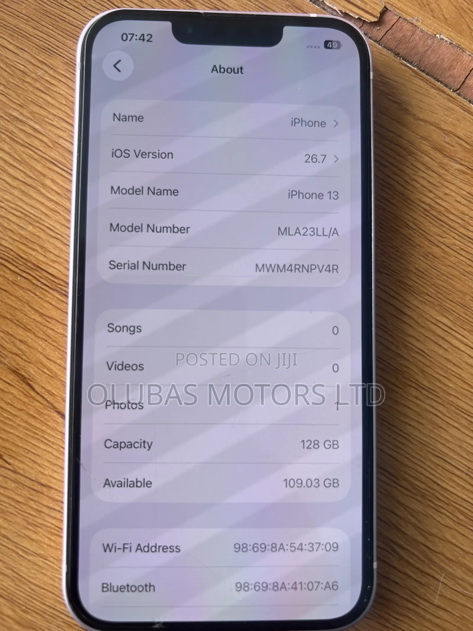 Apple iPhone 13 128 GB Silver