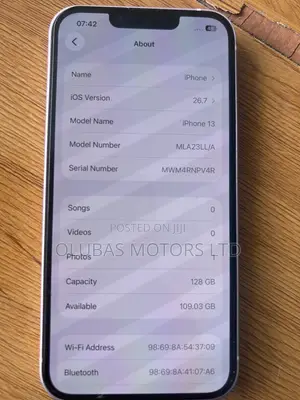 Apple iPhone 13 128 GB Silver