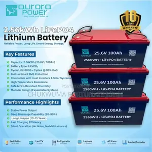 Aurora 2.5kwh(12v) Battery