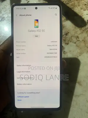 Samsung Galaxy A52 5G 128 GB Black