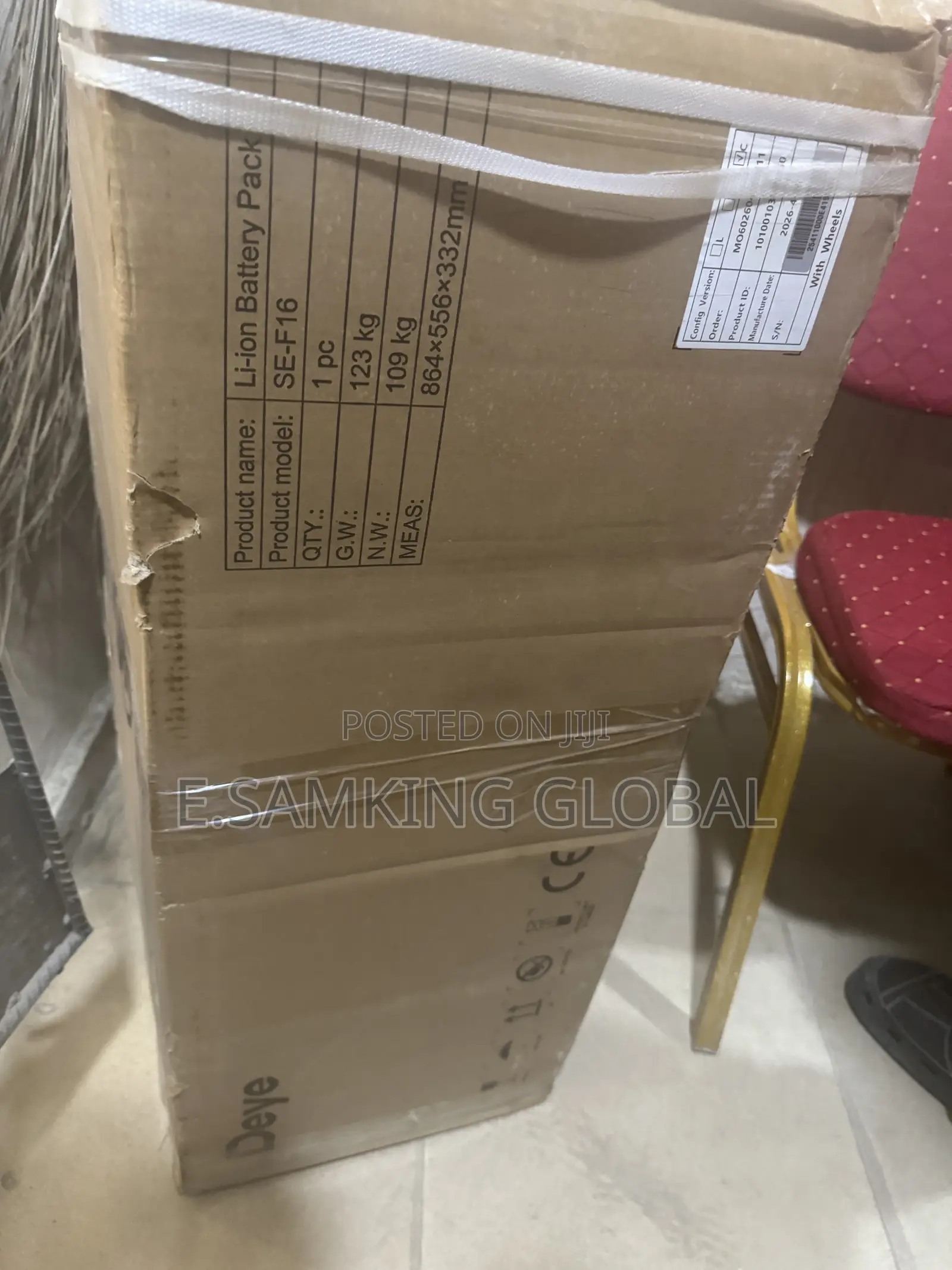 16kwh Deye Lithium Ion Batteries