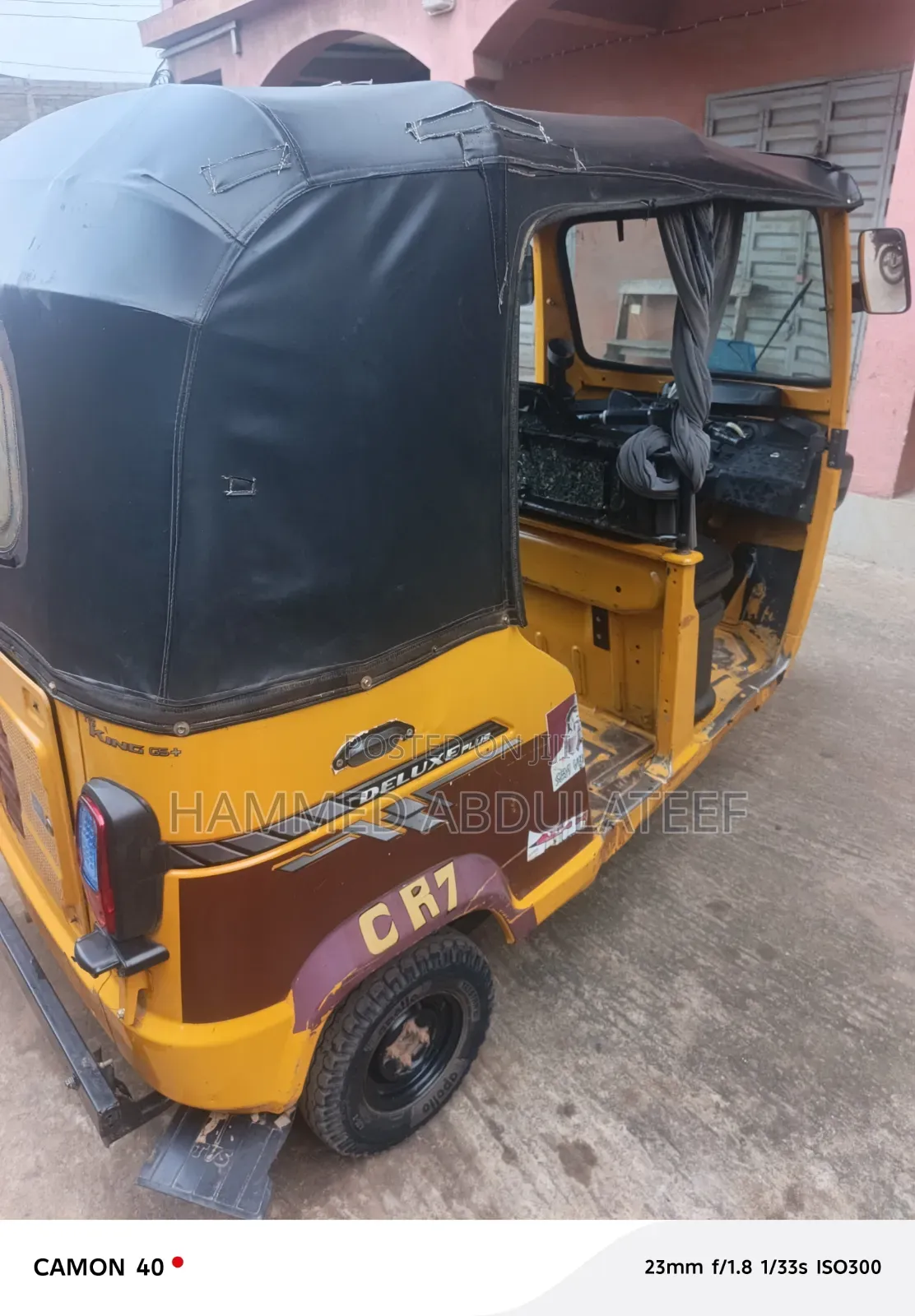 TVS King Deluxe Plus iTouch Start 2025 Yellow