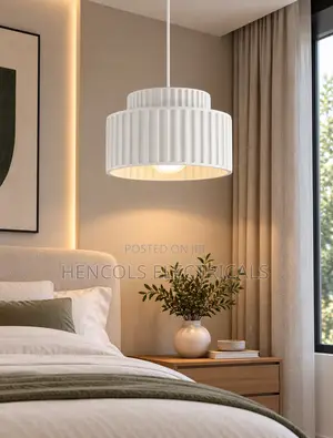 Ribbed Double-Layer Pendant Light