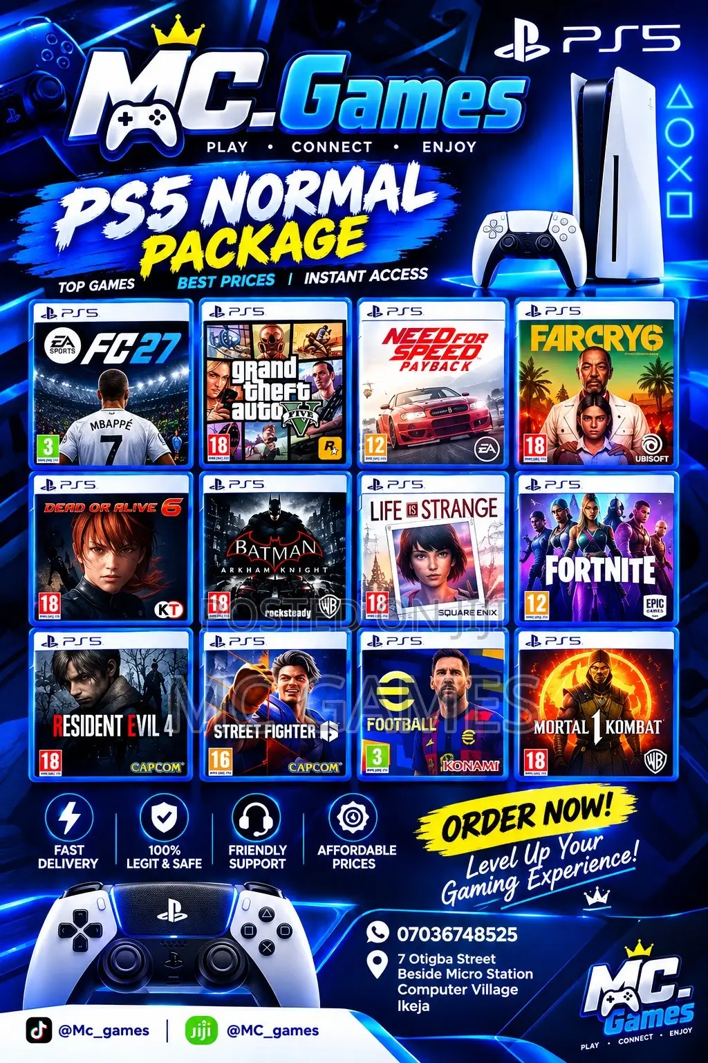 PS5 Normal Pack Fc27package