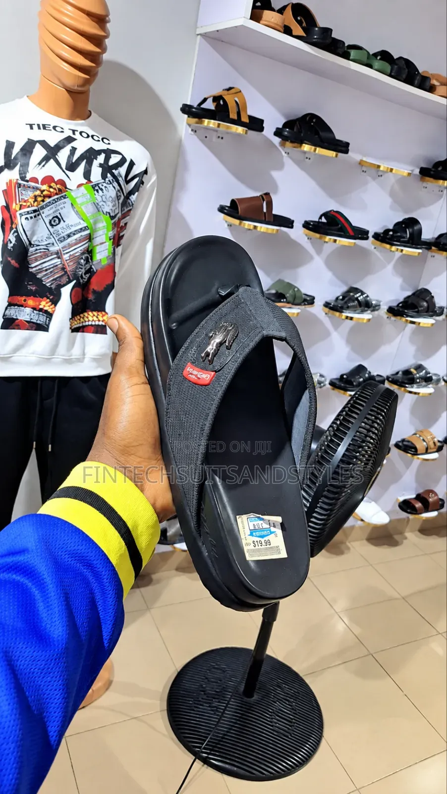 Classic Black Men’s Slides