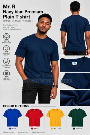 Mr. R Premium Plain T-Shirt for Sale!!