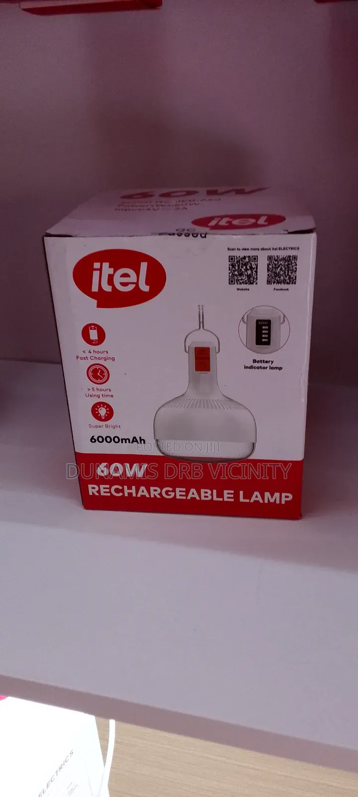 Rechargeable Lamp Bulb