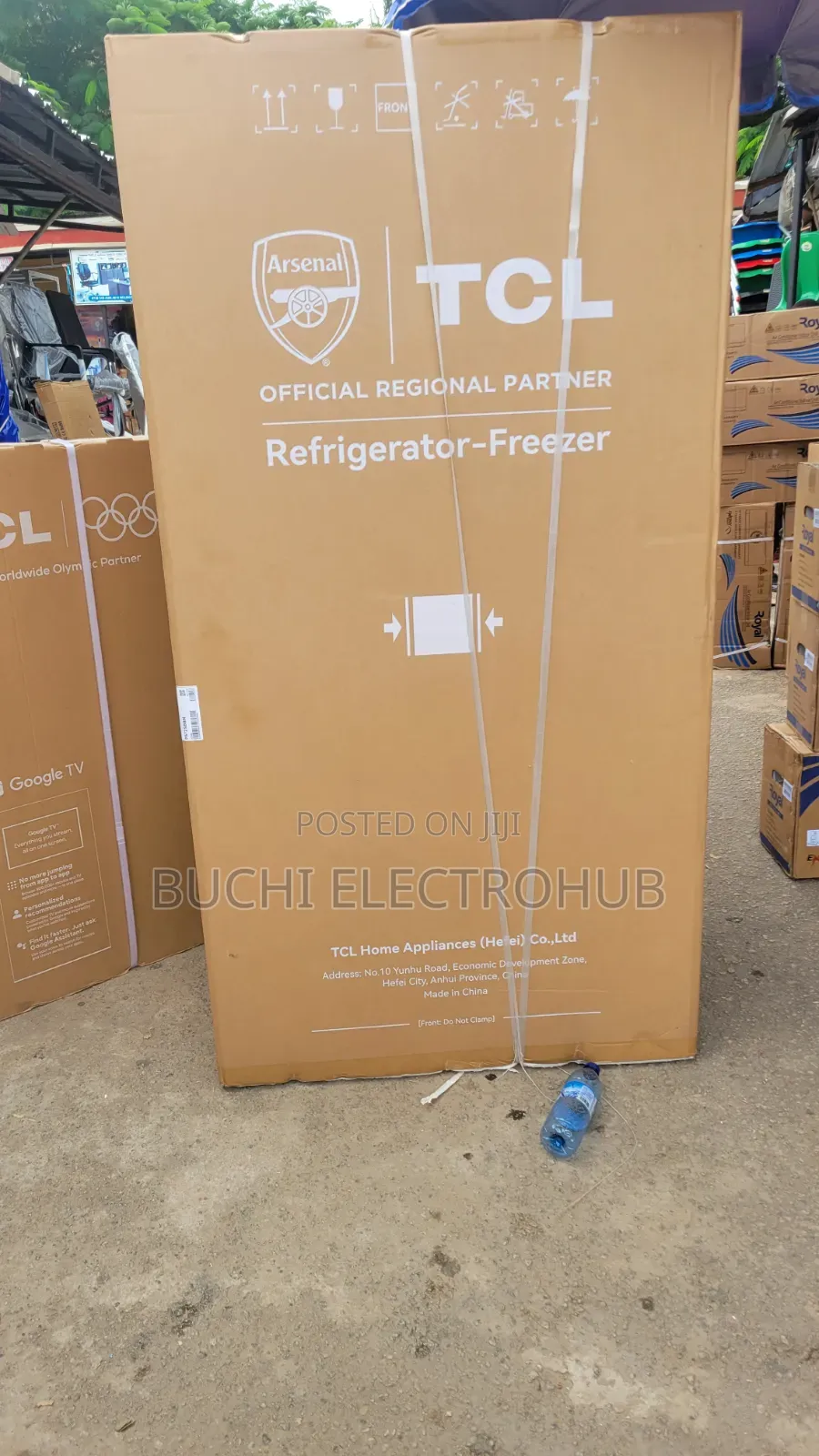 TCL 580l Side by Side Refrigerator (P692sbbn)