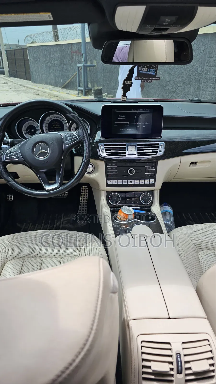 Mercedes-Benz CLS 2015 Red