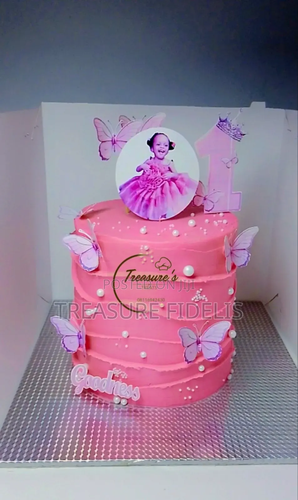 Four Layer Birthday Cake