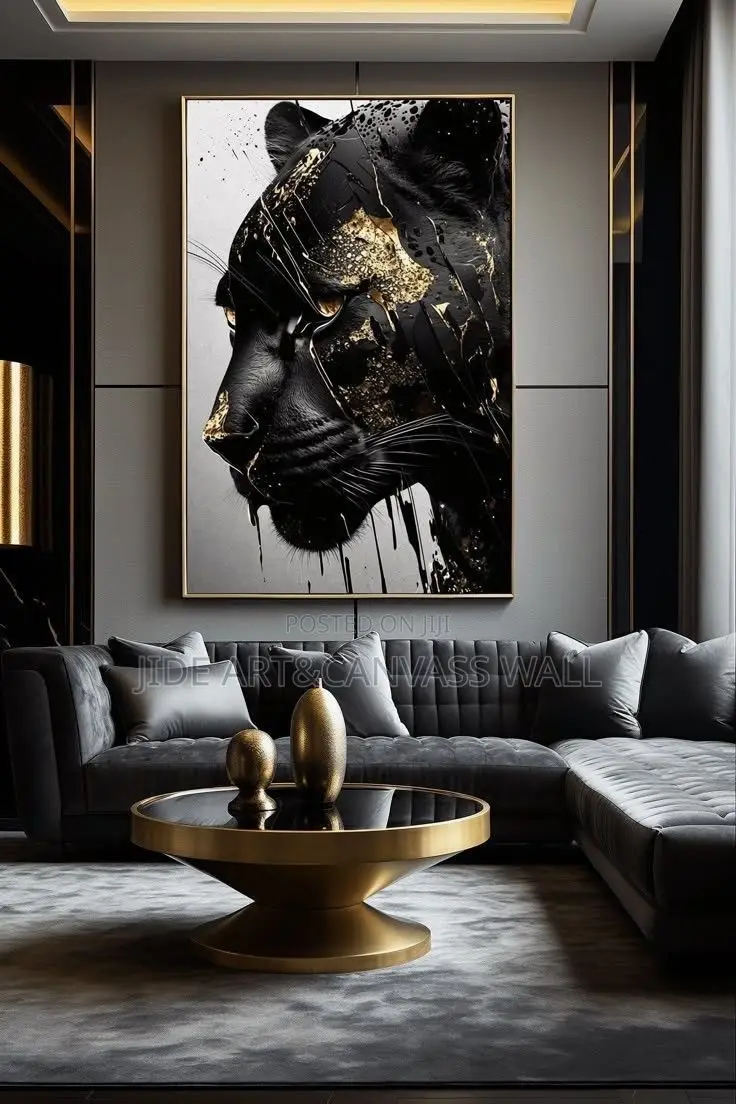 Modern Wall Art Lions Home Interior Decors