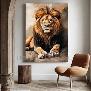 Modern Wall Art Lions Home Interior Decors
