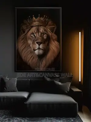 Canvass Lion Wall Frames