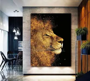 Modern Wall Art Lions Home Interior Decors