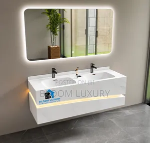 Ceramic+Slab Beautiful Quality Bathroom Double Cabinet