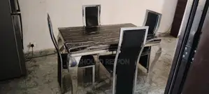 Stainless Dinning Table Set