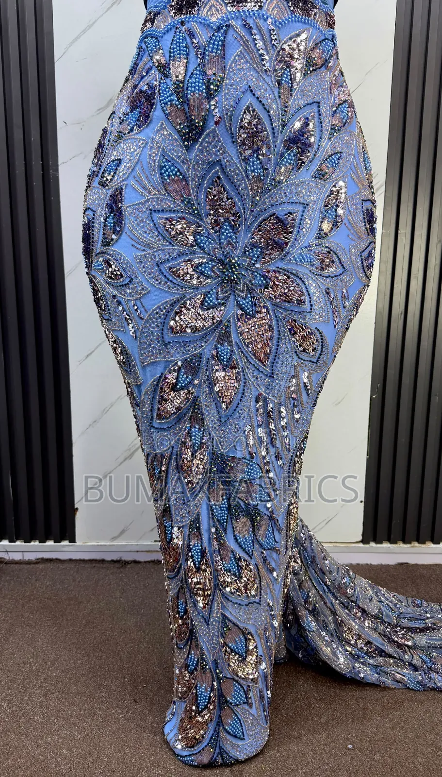 Hand Beaded Lace