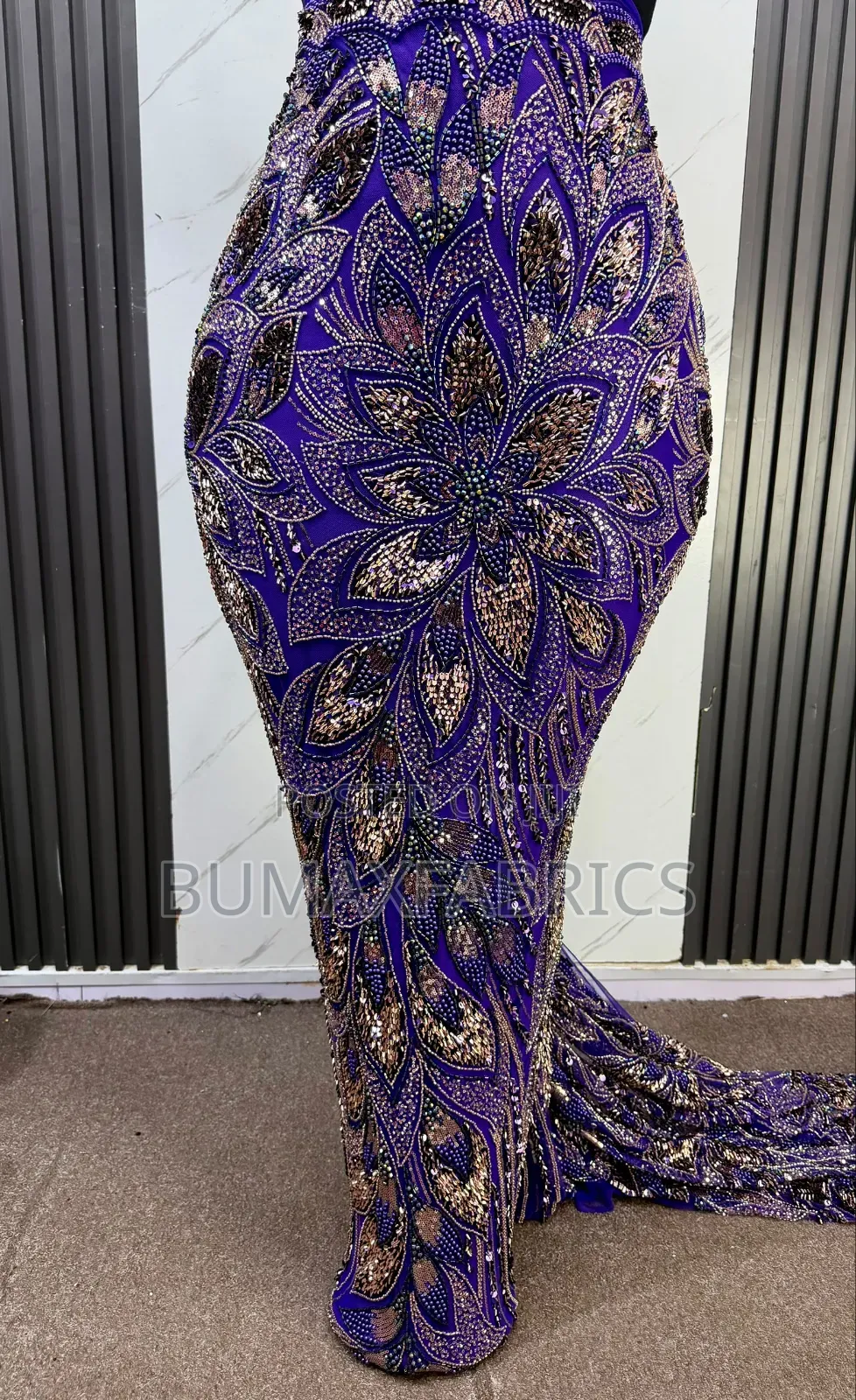 Hand Beaded Lace