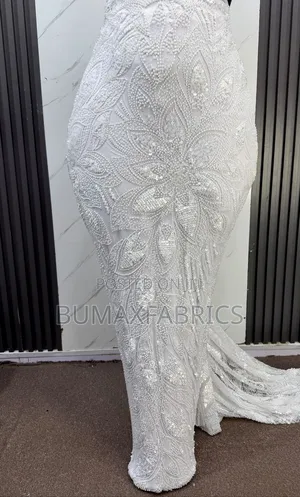 Hand Beaded Lace