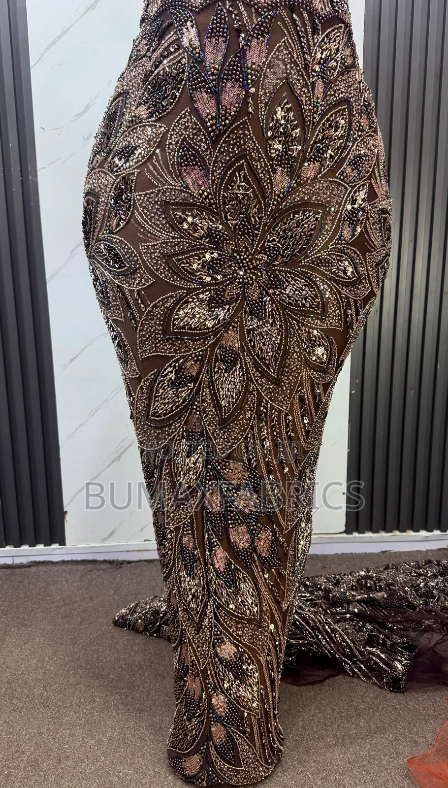 Hand Beaded Lace