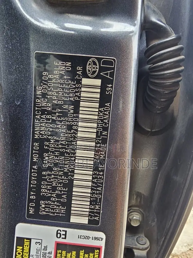 Toyota Matrix 2010 Gray
