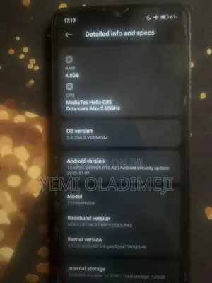 Xiaomi Redmi 13C 128 GB Black